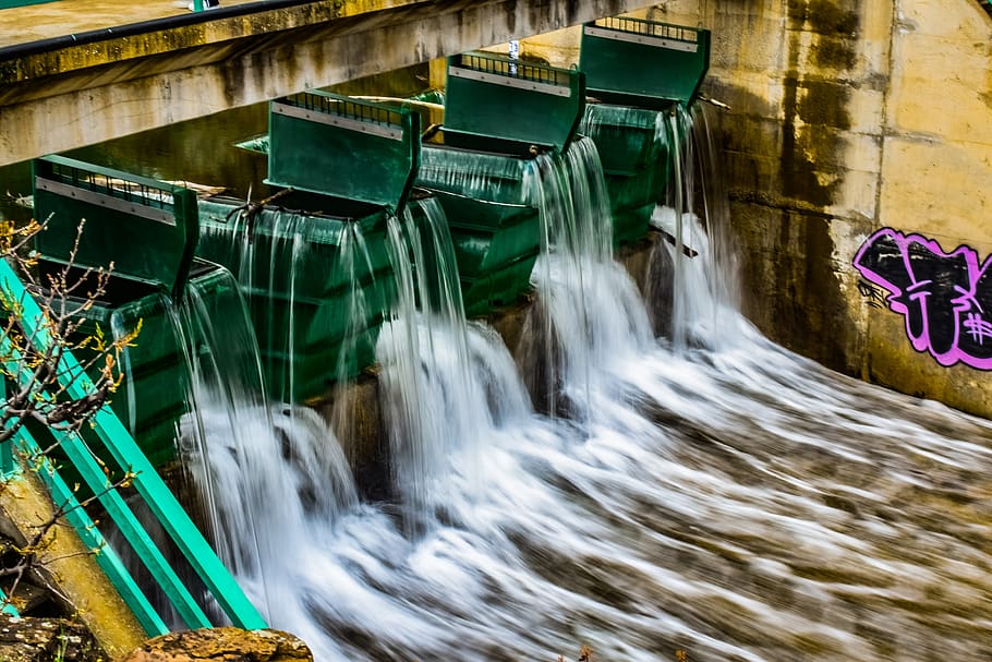 dam, overflow, water, liquid, technology, motion, xyliatos dam HD wallpaper