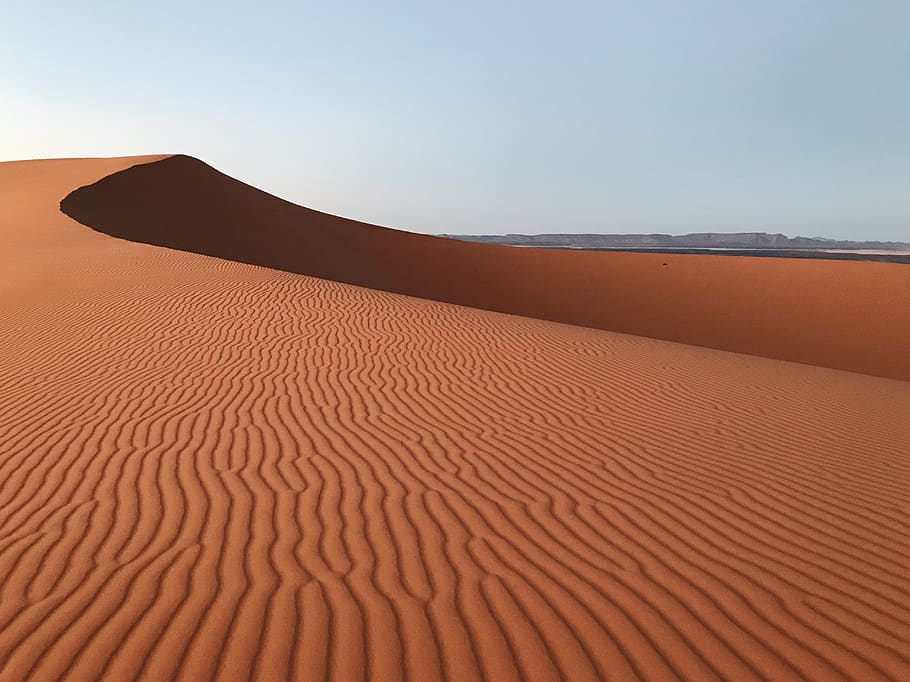 morocco, merzouga, lines, wind, sahara, sand, pattern, dunes HD wallpaper