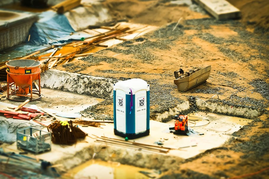 Blue and White Table Decor, architecture, construction, site HD wallpaper