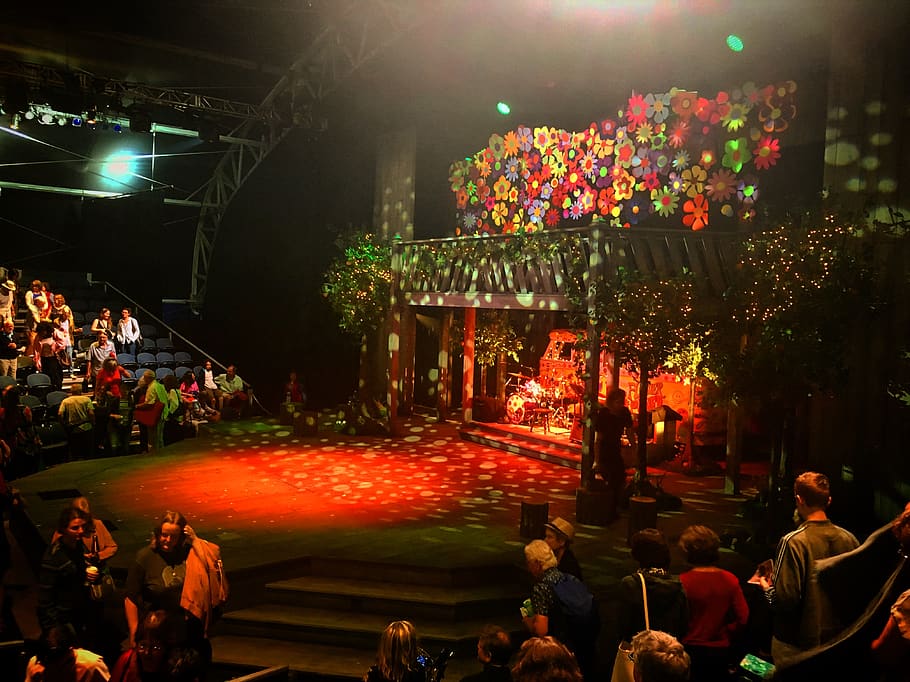 canada, vancouver, 1695 whyte ave, performance, stage, projections HD wallpaper