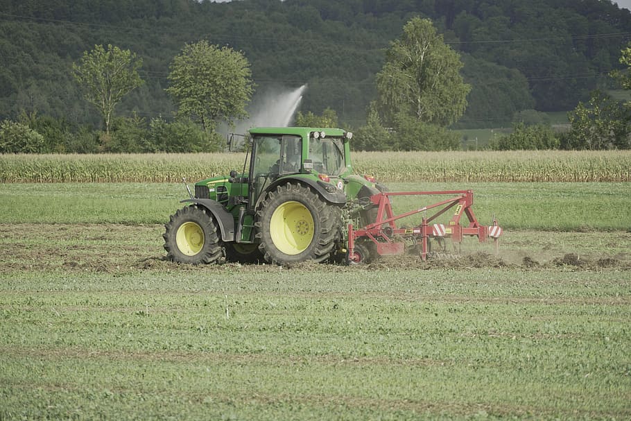 agriculture, tractor, machine, rural, agricultural machine HD wallpaper
