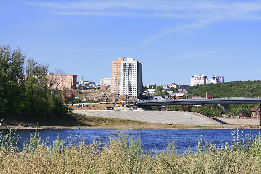 River, Qaridhel, Ufa, architecture, built structure, building exterior HD wallpaper