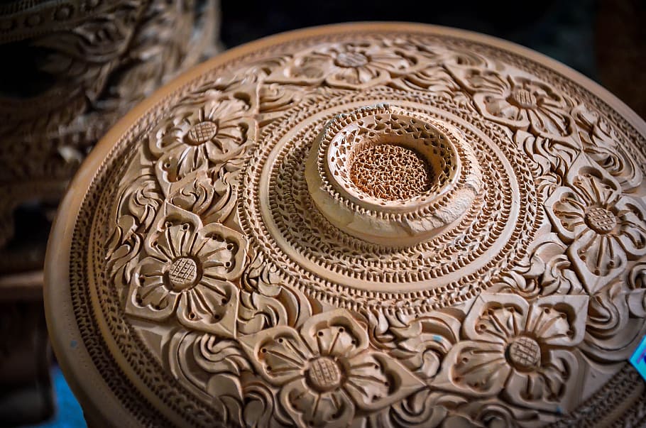 Thai Pottery Style - Lid, traditional, art, culture, ceramic, HD wallpaper