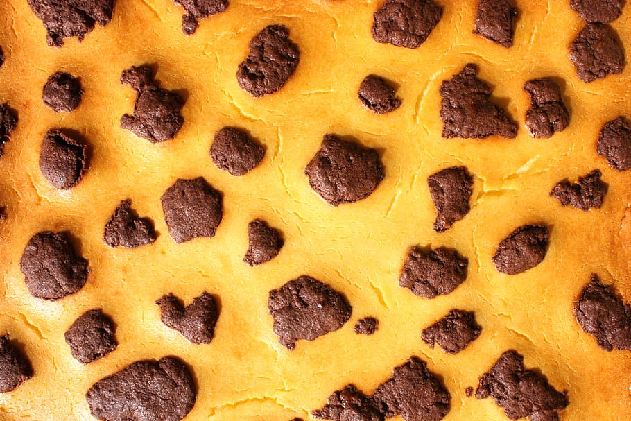 cake, food, pattern, chocolate, dough, dessert, sweet, vanilla HD wallpaper