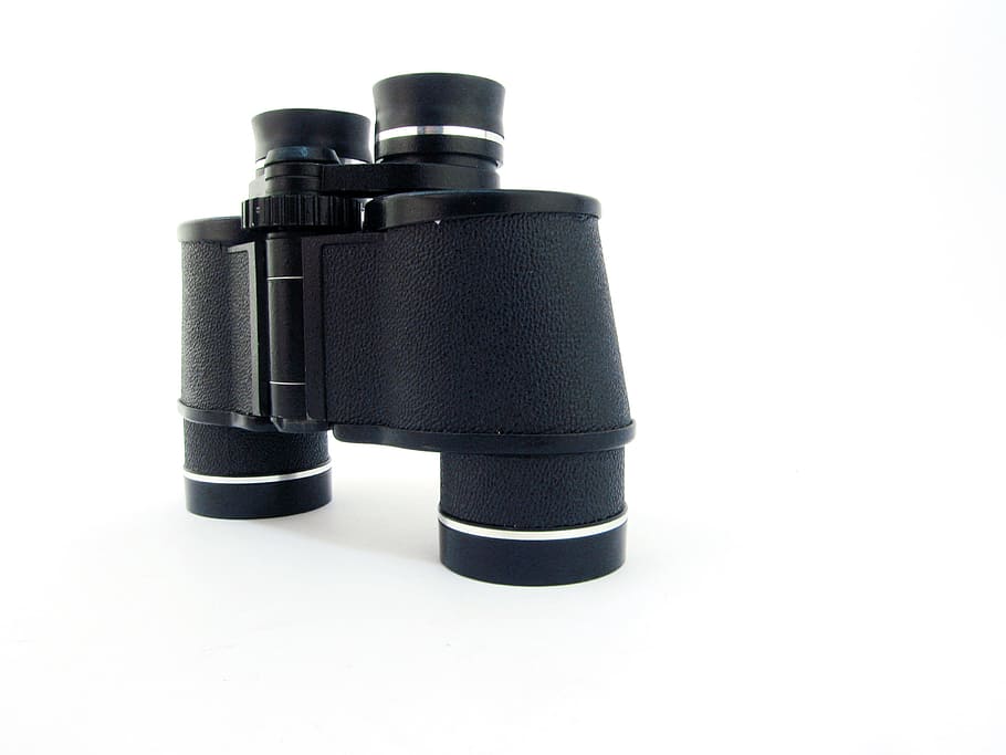 binoculars, optical, optics, watching, black, directly, above HD wallpaper
