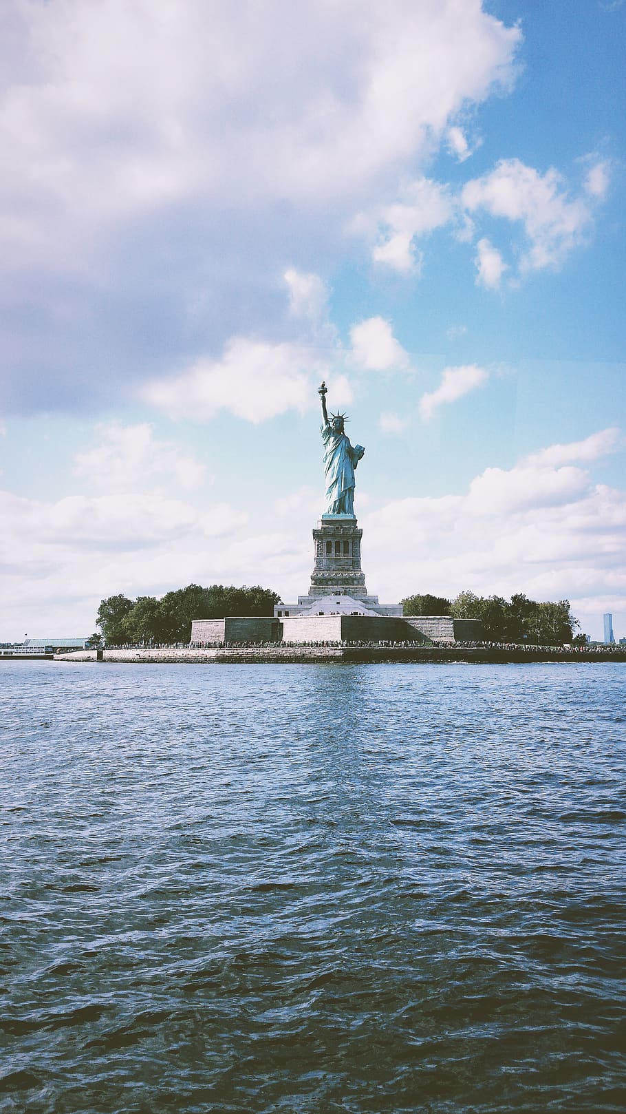 Statue of Liberty, New York Harbour, lady liberty, independence, HD wallpaper