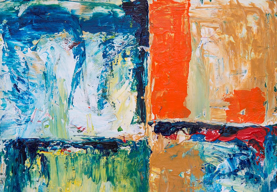 abstract painting, surface, surface paint, painted, colour, colours HD wallpaper