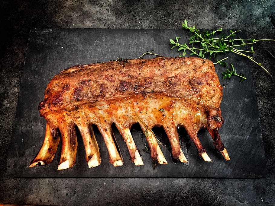 Grilled Meat, barbecue, bbq, beef, cooked, cuisine, delicious HD wallpaper