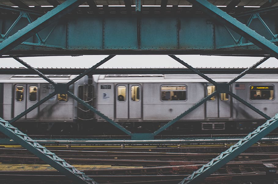 rail transportation, train, public transportation, train - vehicle HD wallpaper