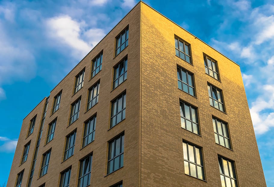 Photo of Brown Building, architecture, low angle shot, perspective HD wallpaper
