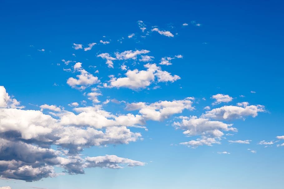 air, atmosphere, background, beautiful, blue, blue-sky, bright HD wallpaper