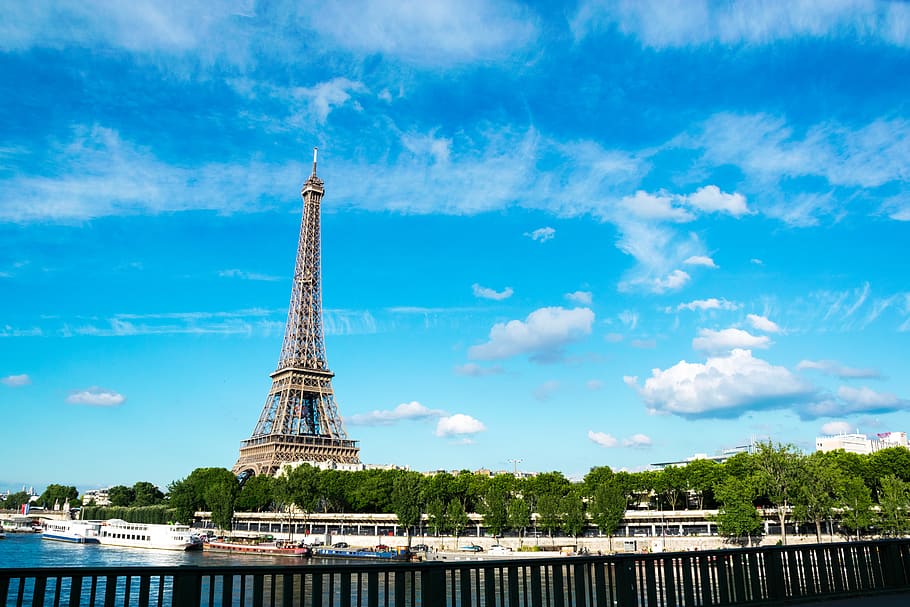 paris, france, pont de bir-hakeim, tour eiffel, eiffel tower, HD wallpaper