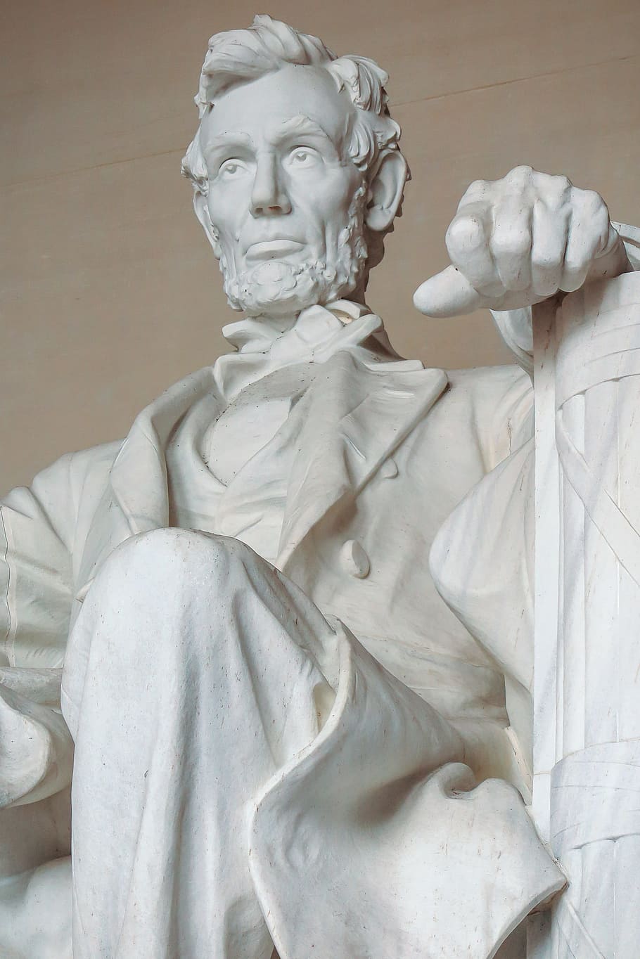 Seated Honest Abe closeup, National Mall, Washington DC., abraham lincoln, HD wallpaper