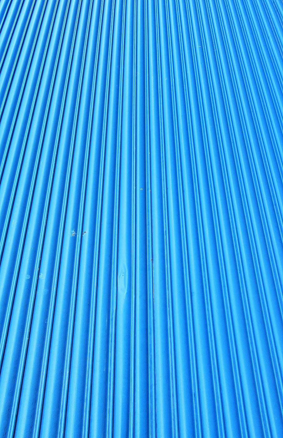 blue, lines, painted metal, corrugations, industrial, background, HD wallpaper