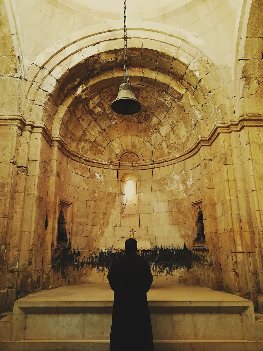 armenia, noravank monastery, church, parson, the priest, rear view HD wallpaper