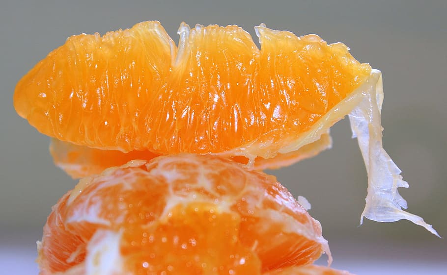 slice, orange, fresh, fruit, food, nature, sweet, ripe, tangerine HD wallpaper