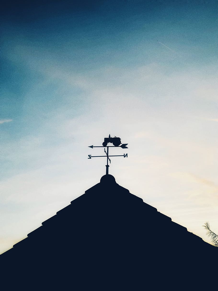 netherlands, ravenstein, sint wilbertstraat 3, sky, silhouette HD wallpaper