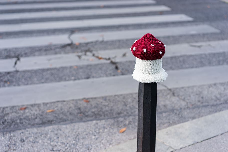 austria, wien, babenbergerstraße, yarn bombing, street art HD wallpaper