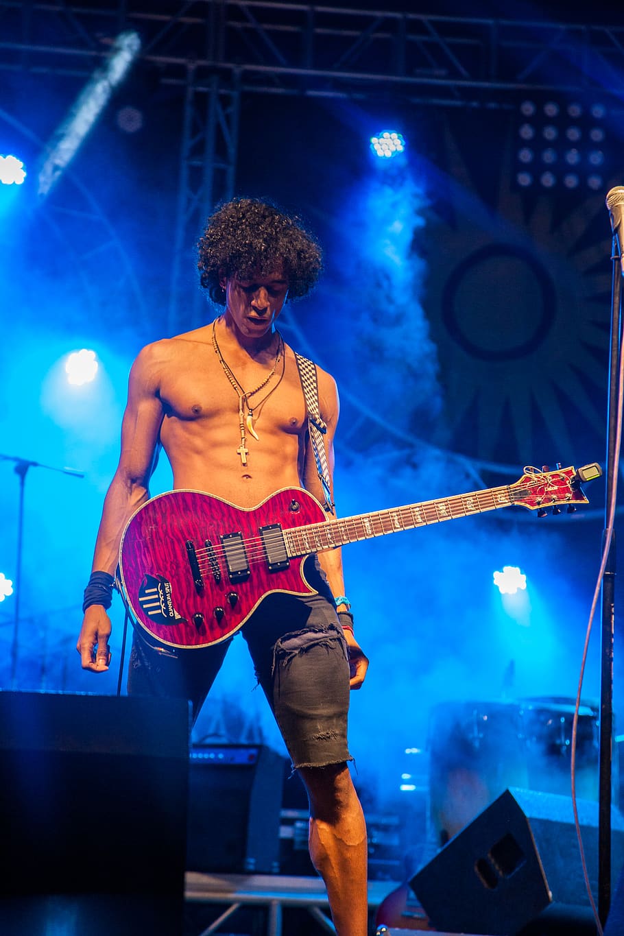 event, photo, guitar, rock, fashion, quantumslit, stage - performance space HD wallpaper