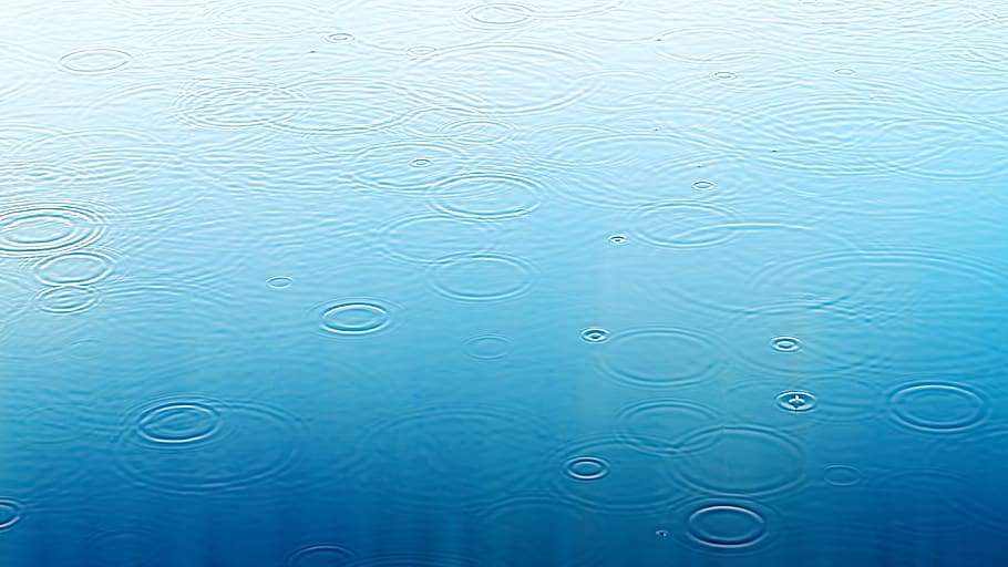 HD wallpaper blue body of water drop of water drip raindrop water  crown  Wallpaper Flare