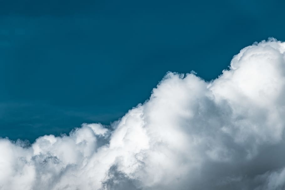 white cloudy sky during daytime, cumulus, nature, outdoors, weather HD wallpaper