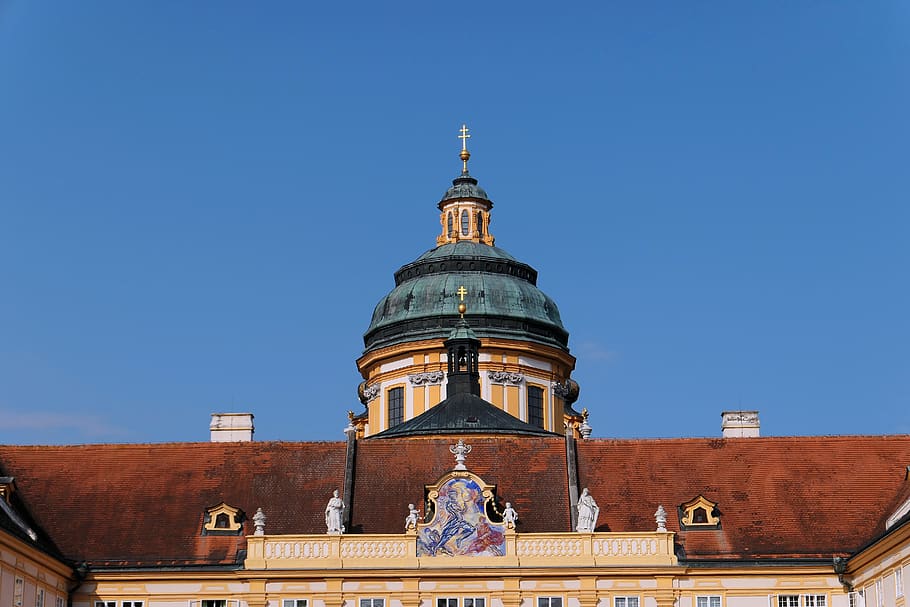 pin melk, monastery, world heritage, church, baroque church HD wallpaper