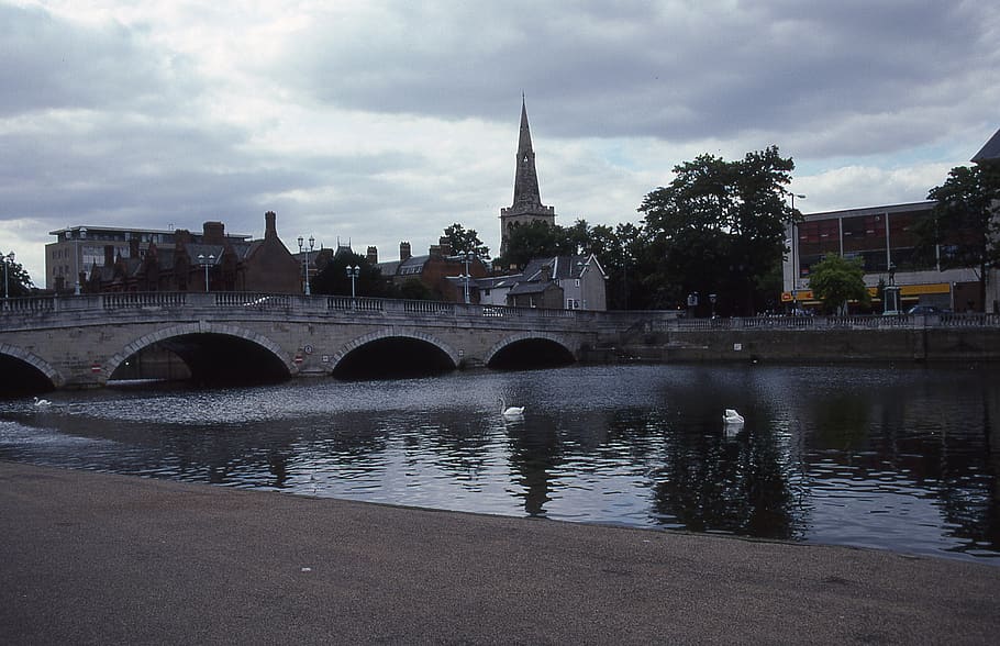 bedford, united kingdom, ouse, england, built structure, water HD wallpaper