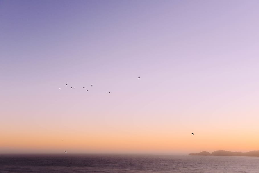 san francisco, united states, ocean, waves, usa, sunset, sky HD wallpaper