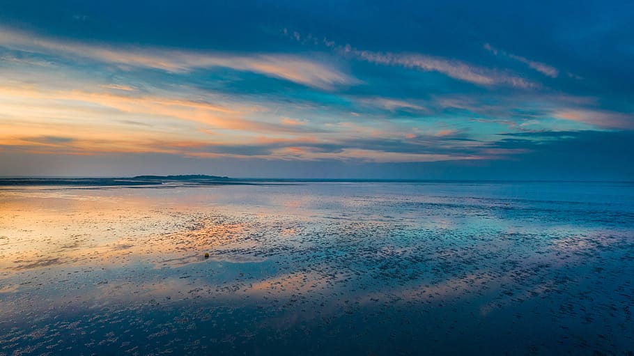 nature, outdoors, sky, azure sky, scenery, horizon, dusk, dawn HD wallpaper