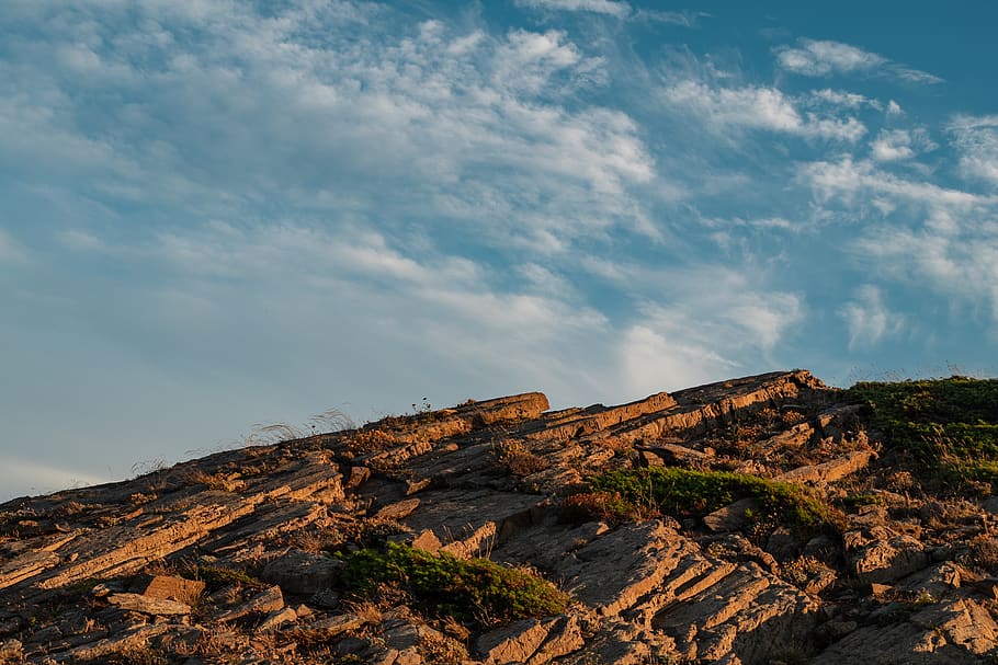 nature, outdoors, cliff, architecture, tower, building, promontory HD wallpaper