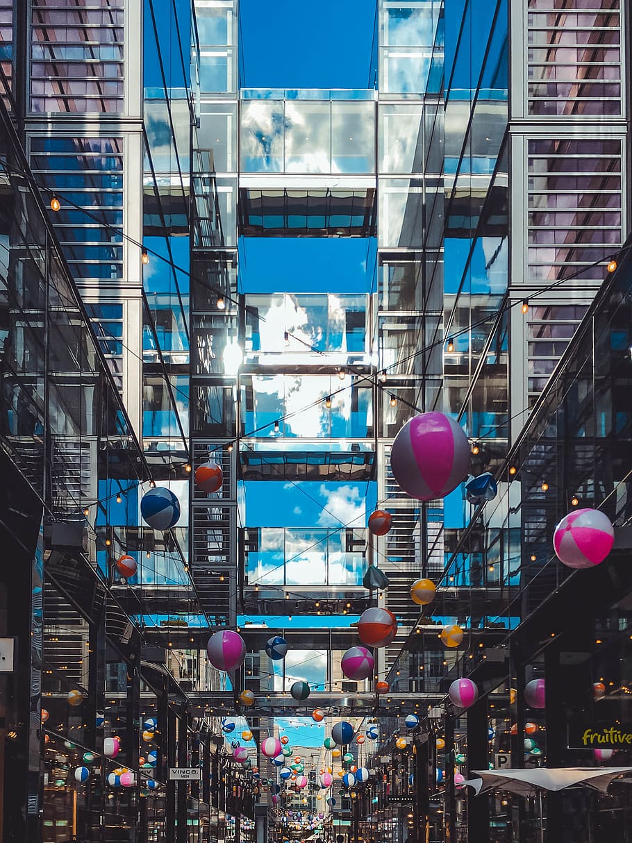 building, sphere, pedestrian, urban, town, city, metropolis HD wallpaper