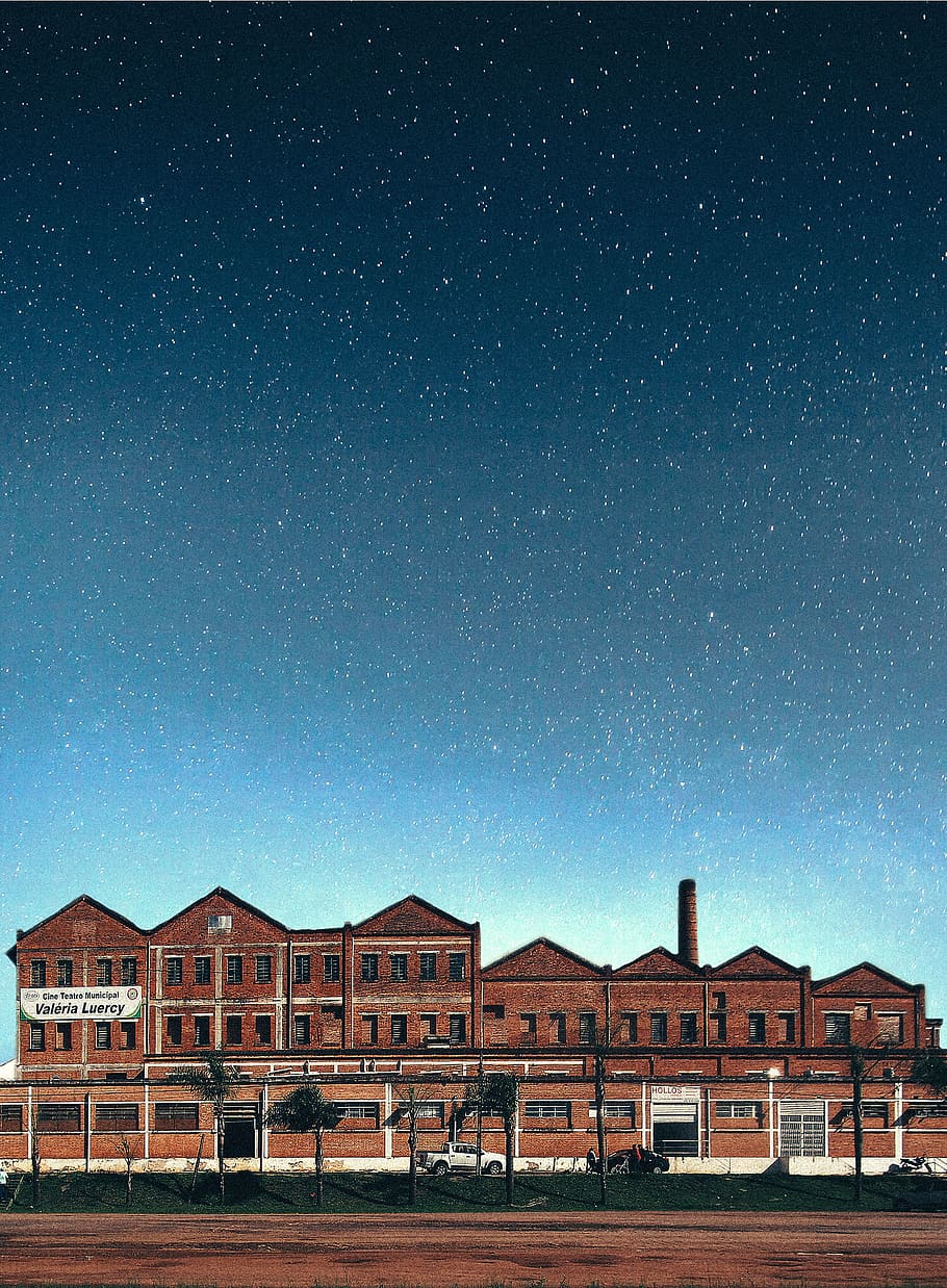 Brown Building During Nighttime, architecture, city, evening HD wallpaper