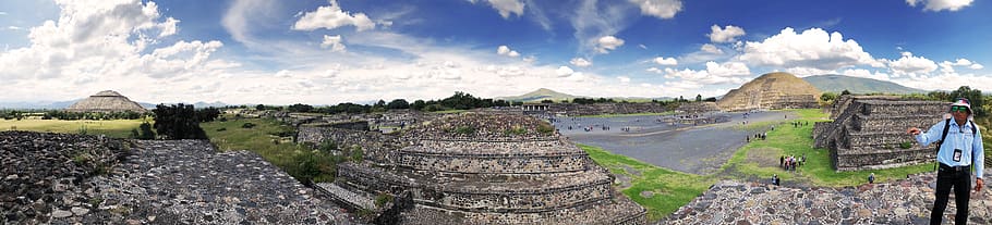 mexico, calz de los muertos, environment, landscape, architecture HD wallpaper