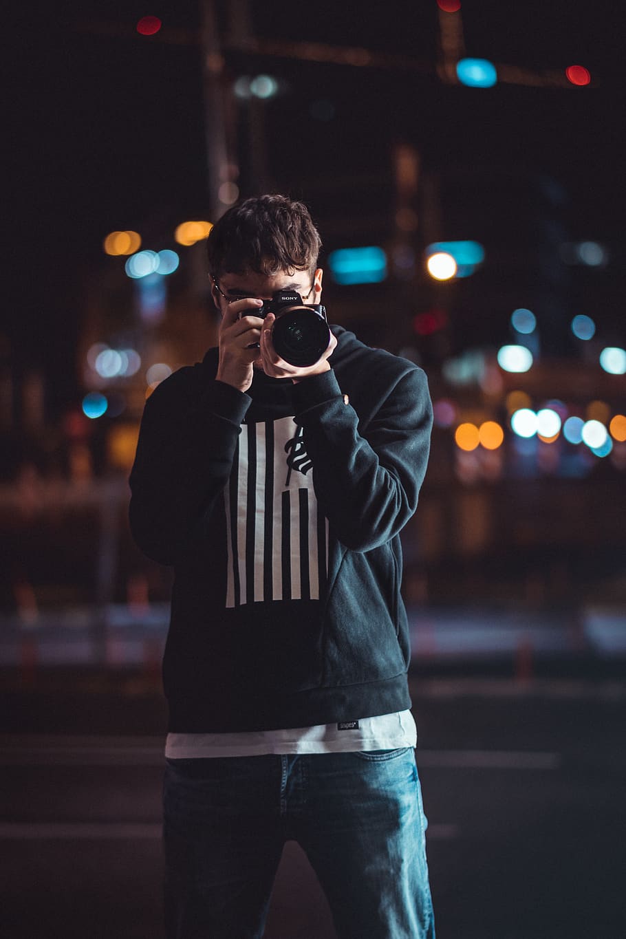 standing man holding camera, human, person, people, germany, stuttgart central station HD wallpaper