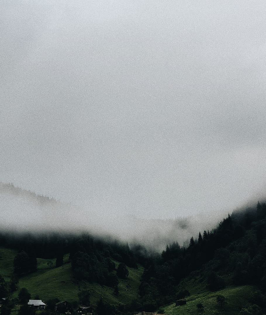 white clouds on the mountain, nature, ukraine, alps, outdoors HD wallpaper