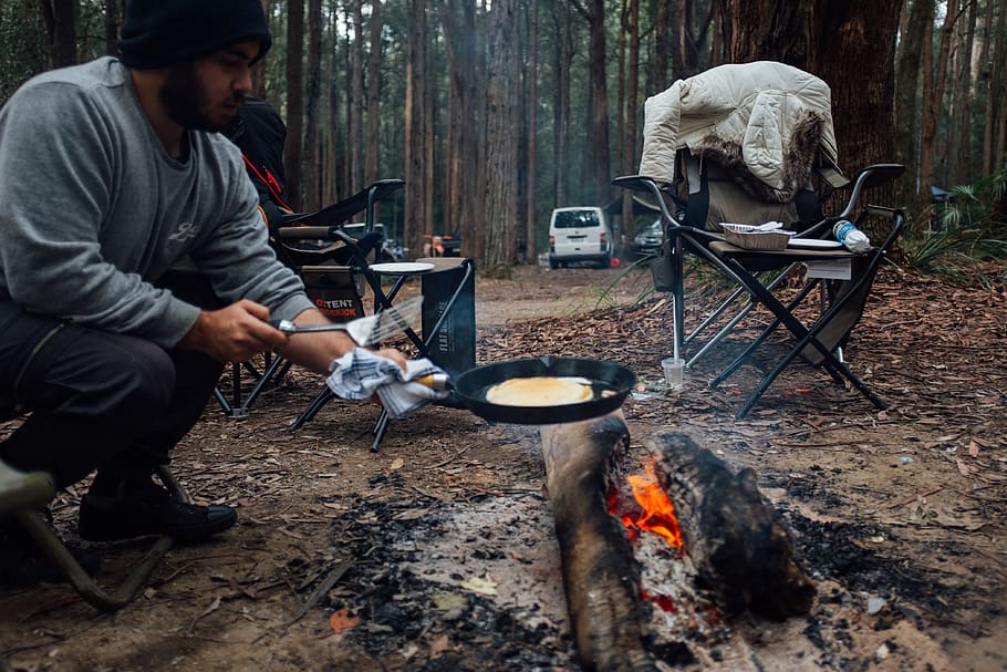 Hd Wallpaper Australia Laguna Olney State Forest Burning Fire