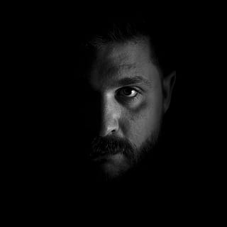 person, face, human, beard, portrait, photo, photography, blackandwhite HD wallpaper