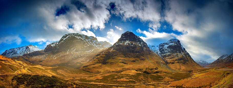 range, mount, peak, mountain, mountainous, nature, landscape HD wallpaper
