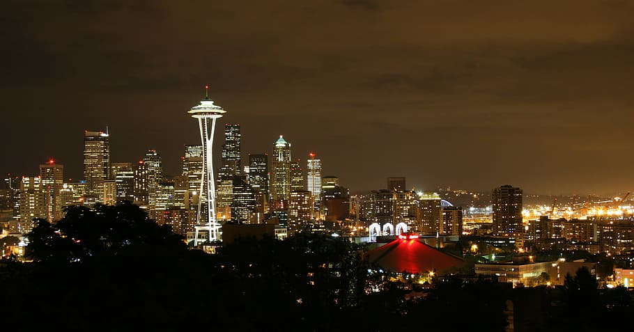 city, skyline, construction, architecture, urban, developed HD wallpaper