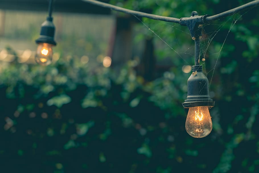 jeffma, lamp, light, spiderweb, warm, lighting equipment, light bulb HD wallpaper