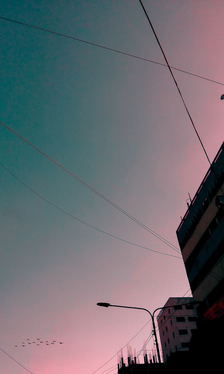 bangladesh, dhaka, sky, building exterior, cable, architecture, HD wallpaper