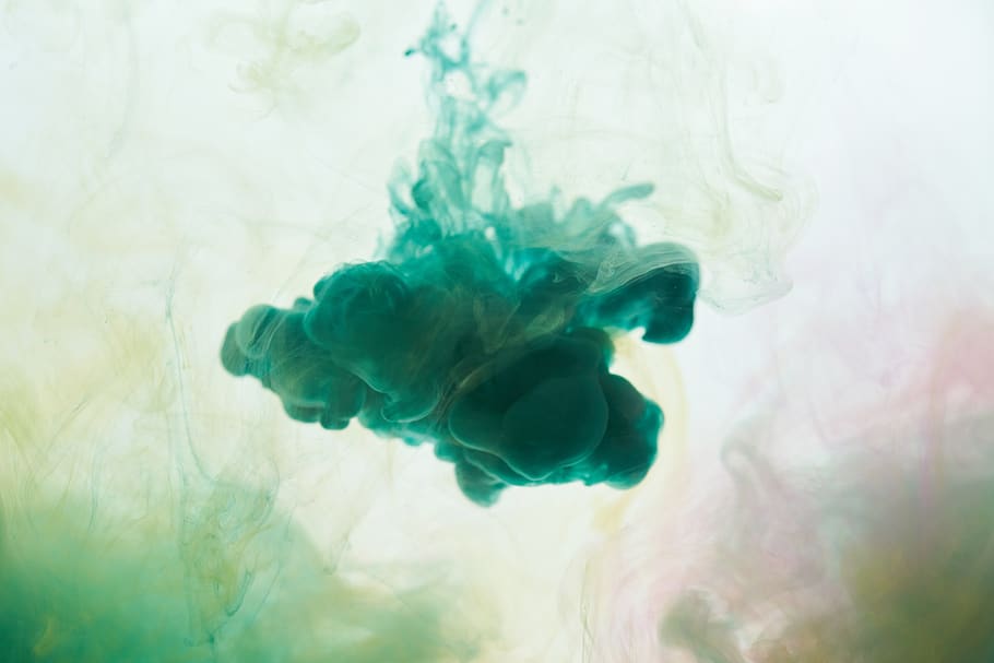 abstract, ink, water, paint, watercolor, art, design, blend HD wallpaper
