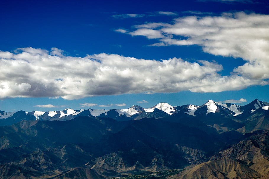 india, ladakh, leh ladakh (northern range trek n tour), clouds