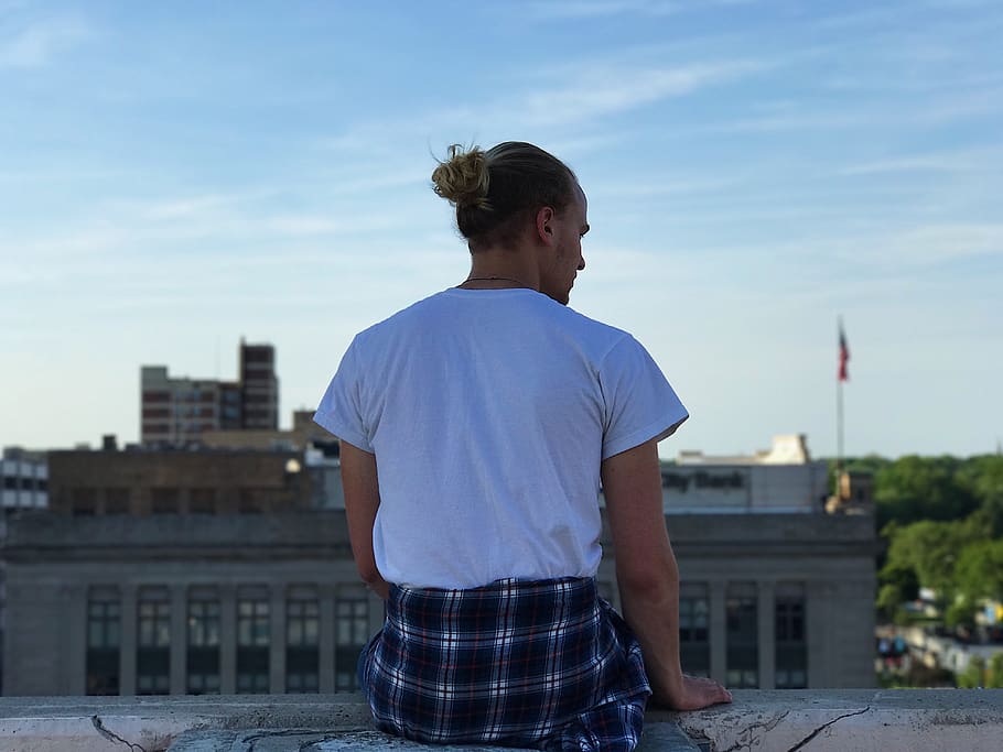 united states, south bend, city, friend, header, happy, blue