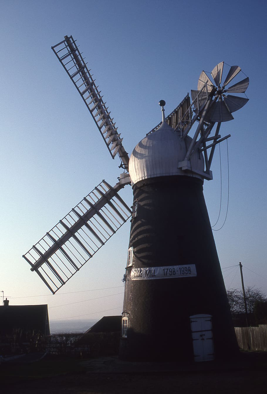 lincoln, united kingdom, ellis, windmill, england, sky, fuel and power generation, HD wallpaper