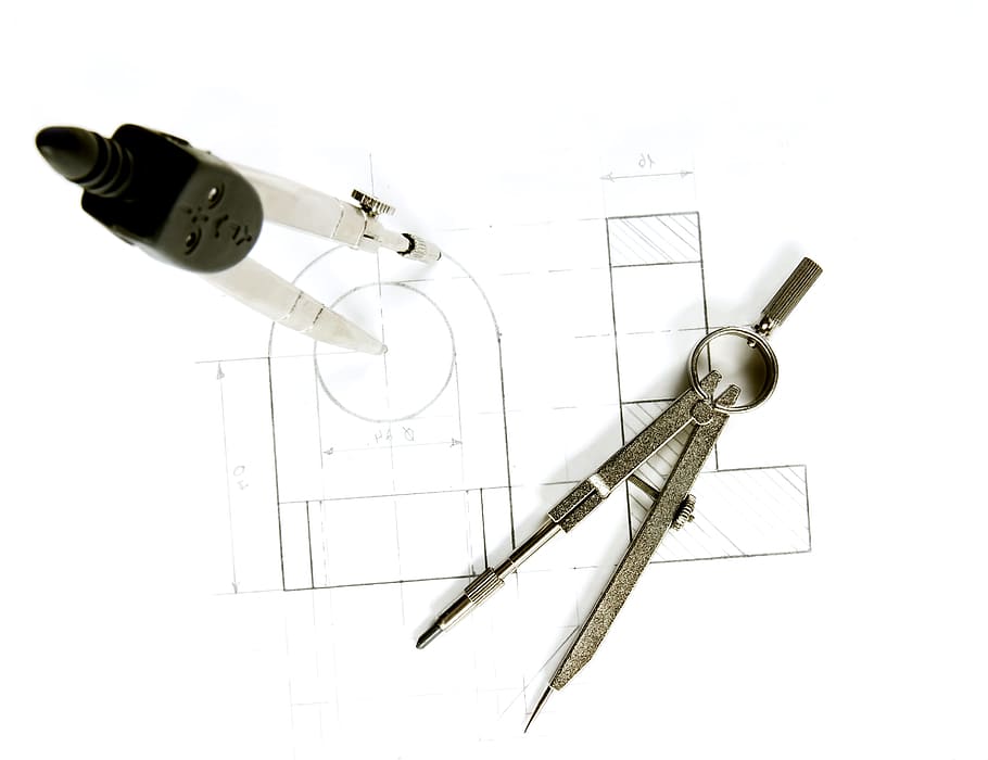 compasses, curve, design, designer, draft, draw, drawing, engineering HD wallpaper