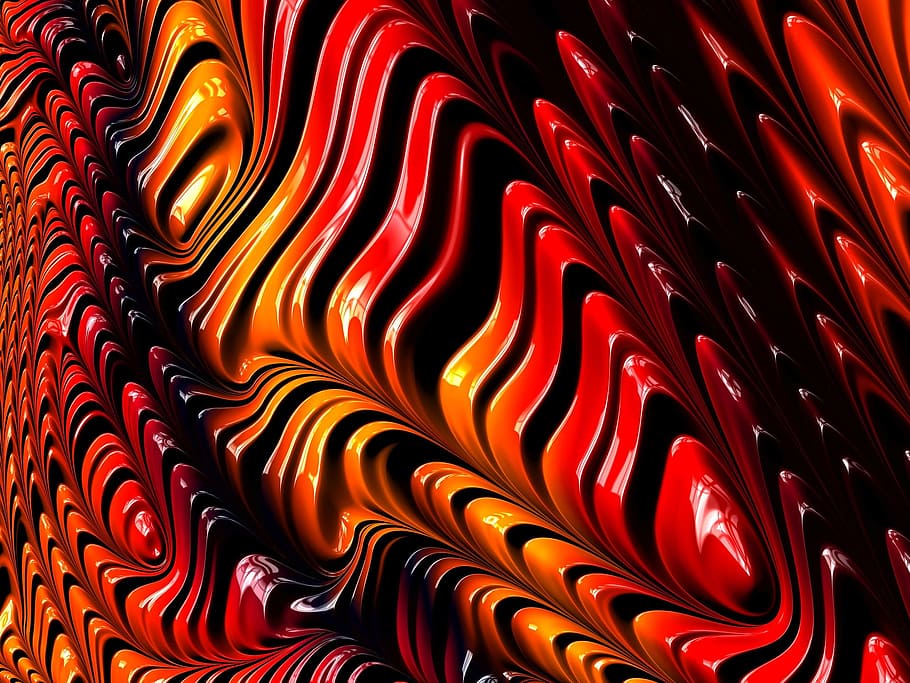 fractal, design, texture, background, mathematical, full frame HD wallpaper