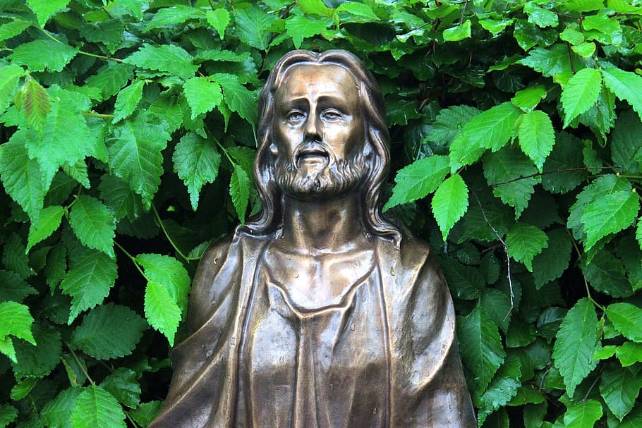 jesus, sculpture, object, carve, religious, figure, statue HD wallpaper