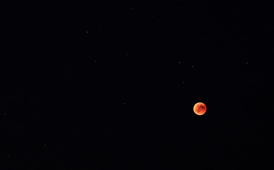 Lunar Eclipse, astrology, astronomy, moon, nature, night, sky HD wallpaper