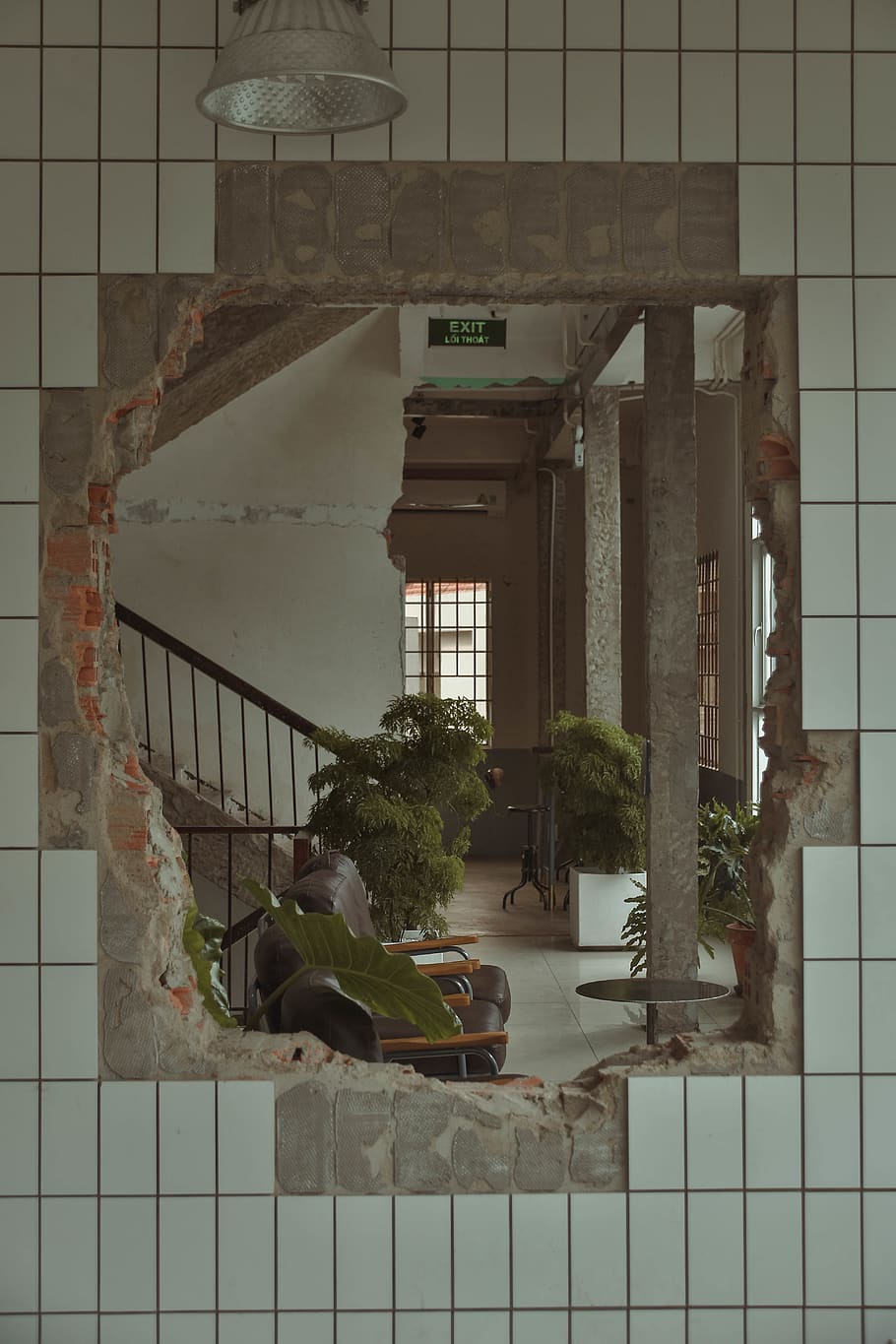 hole in wall, architecture, built structure, building, building exterior HD wallpaper